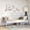Estrutura de Cama  Branca 107x203 cm em Aço 1