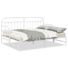 Estructura de sofá cama nido acero blanco 80x200 cm 4