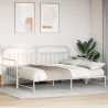 Estructura de sofá cama nido acero blanco 107x203 cm 5