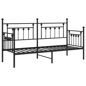 Estrutura de Cama Dia Preta 80x200 cm Aço H