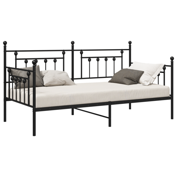 Estrutura de Daybed Preto 100x190 cm Aço M 3