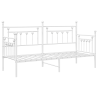 Estructura de Cama Daybed Blanca 80x200 cm de Acero 2