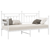 Estrutura de Cama Dia Branca 80x200 cm Aço 3