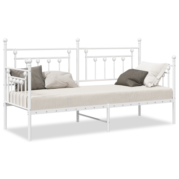 Estructura de Cama Daybed Blanca 80x200 cm de Acero M 4