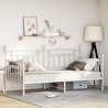 Estrutura de Cama  Branca 90x200 cm em Aço 1