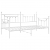 Estrutura de Cama  Branca 90x200 cm em Aço 2