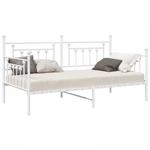 Estrutura de Cama  Branca 90x200 cm em Aço M 3