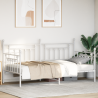 Daybed Branco 100x190 cm Aço 5