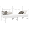 Daybed  com Cama Auxiliar Branca 75x190 cm em Aço 3