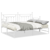 Estrutura de daybed com cama auxiliar  Branca 80x200 cm Aço 4