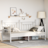 Estructura de sofá cama nido acero blanco 90x190 cm 1