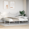 Cama Dia  com Cama Auxiliar Branca 100x200 cm em Aço 5
