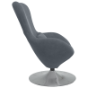 Sillón Huevo VidaXL en Terciopelo Gris Oscuro 5