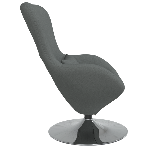 Sillón huevo tela gris oscuro M 5