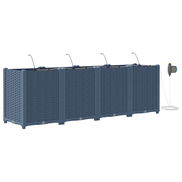 Jardineiras de Jardim 1 pc Cinzeto 160 x 40 x 52 cm Plástico M 2