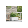 Jardineiras de Jardim 1 pc Branco 80 x 40 x 37.5 cm Plástico 3