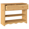 Mesa de Consola  DRAMMEN 89.5x37x73 cm Madeira Sólida de Pinheiro 5