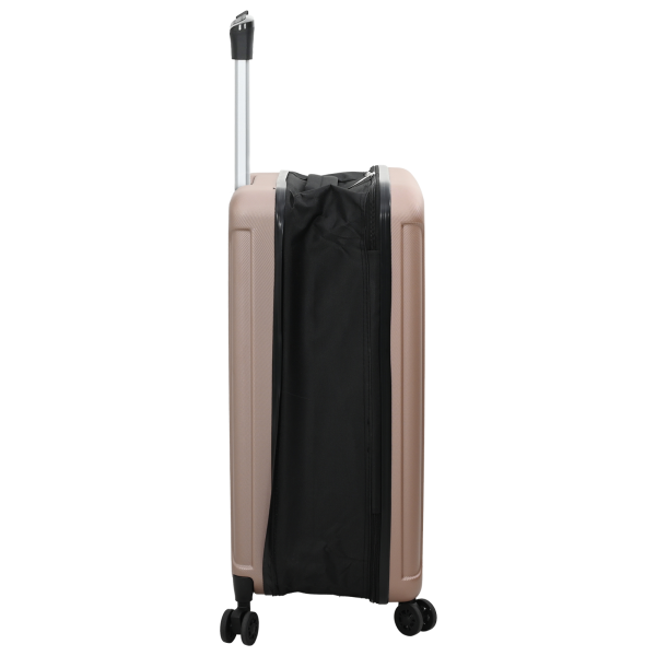 Maleta Plegable Dureza de 24'' Rosa Dorada 43x27x66 cm ABS M 4