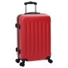 Juego de Maletas 3 pcs Resistente Roja 20” 24” 28” ABS 2