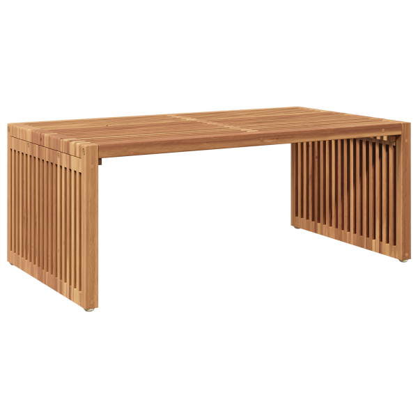 Mesa Lateral de Jardín 90x49.7x36 cm Madera Maciza de Teca M 3