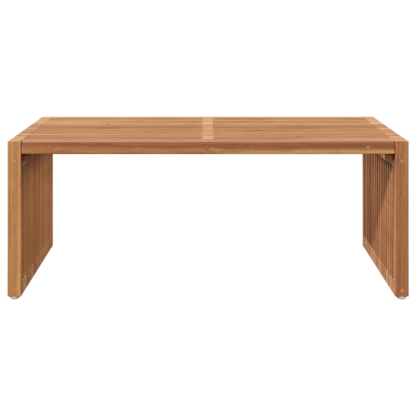 Mesa Lateral de Jardín 90x49.7x36 cm Madera Maciza de Teca M 2