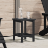 Mesa Lateral Adirondack Preto 38x38x45 cm HDPE 1