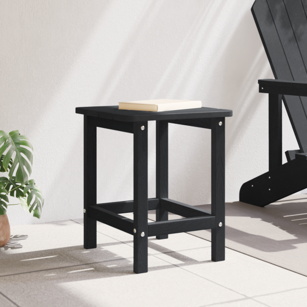 Mesa Lateral Adirondack Preto 38x38x45 cm HDPE M 4