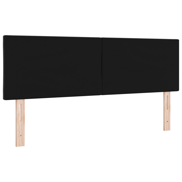 Cabeceira com design de losangos em preto. 144 cm. veludo M 3