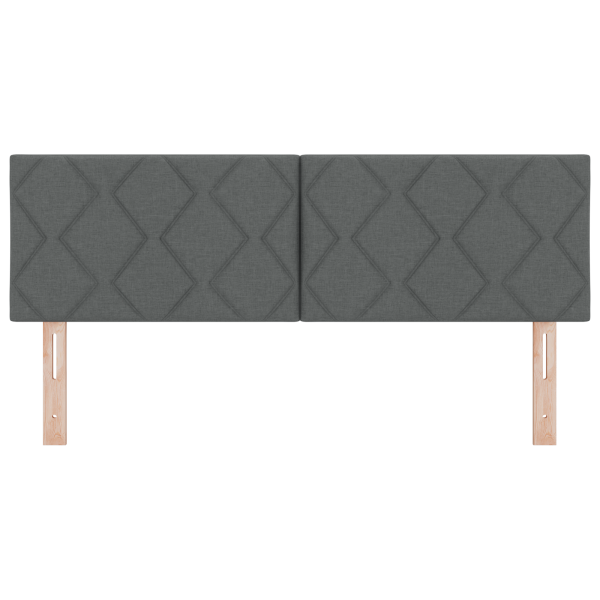 Cabeceira Design Blocos Diamante Cinza Escuro 160 cm Tecido M 5