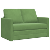 Sofá Loveseat Verde Claro Tecido. Madeira 2 Lugares Sofá Loveseat 2