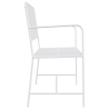 Banco Blanco Metal 103.5 x 51.5 x 90 cm Resistente 5