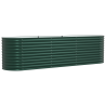Huerto elevado  Verde 320x80x81 cm de acero galvanizado 5