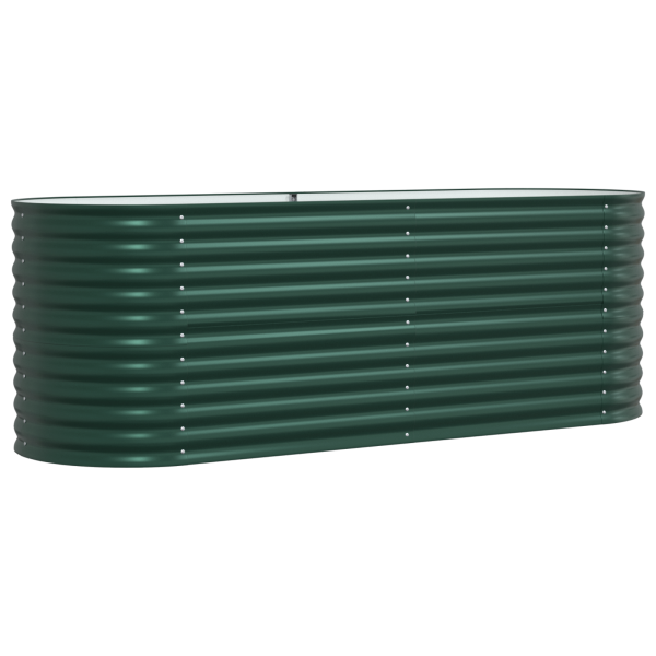 Huerto Elevado  Verde 240x80x81 cm Acero Galvanizado M 5