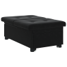 Sofá Cama 3-en-1 Extensible Terciopelo Negro 4