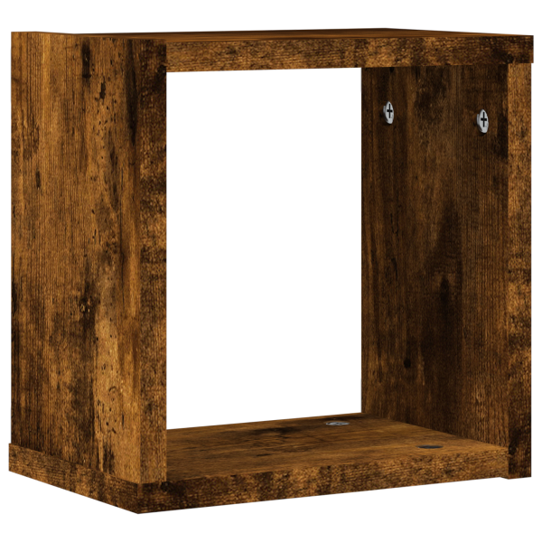 Prateleiras Flutuantes 4 pcs Castanho 26 x 15 x 26cm M 4