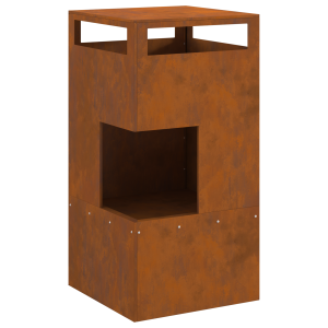 Fogueira 50x50x100 cm Aço Corten H