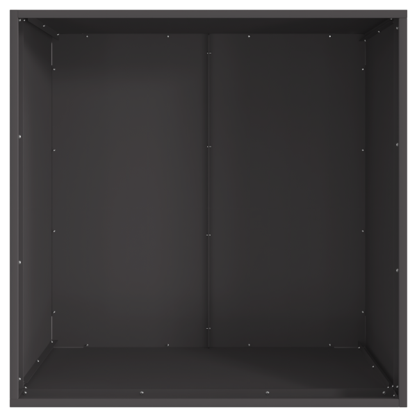 Fogo Fossa Quadrada Preta 80x80x43 cm em Aço da M 5