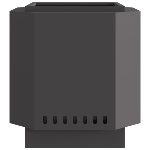 Fogata Sin Humo negra  48x48x51 cm. de acero M 4