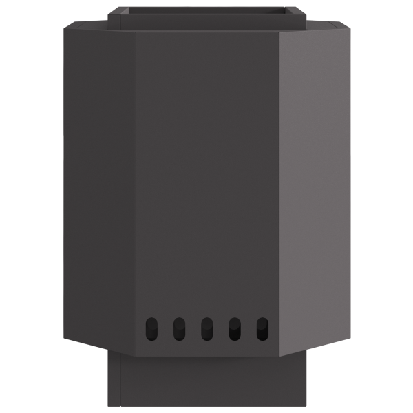 Fogo Sem Fumaça Preto 38x38x51 cm Aço M 4