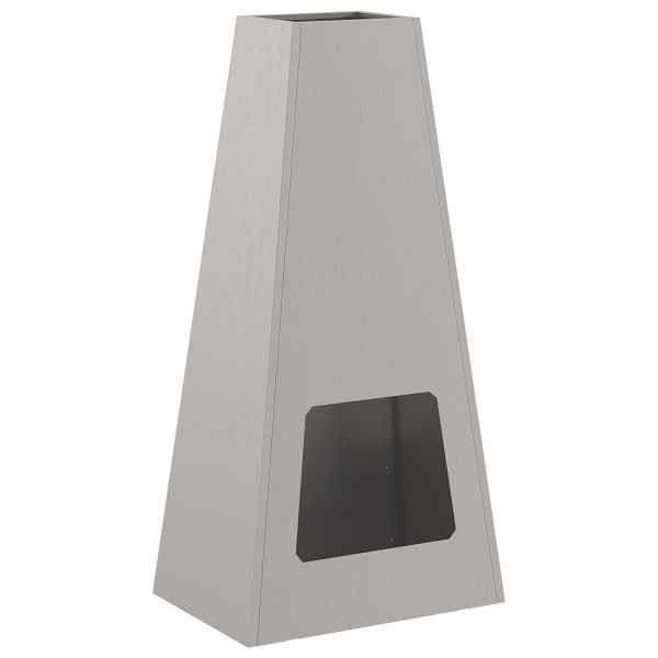 Brasero de acero patinable 50x35x100 cm M 4