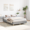 Estructura de cama madera de ingeniería gris Sonoma 120x190 cm 4