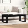 Mesa de café  de roble negro 102x50x35 cm de madera 1