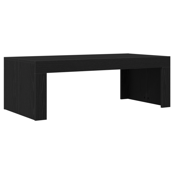 Mesa de Centro  Preto Carvalho 102x50x35 cm Madeira Engenheirada M 2