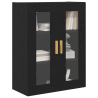 Armario de Pared de Roble Negro - 69.5x34x90 cm 3