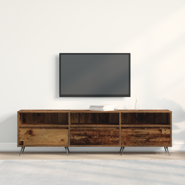 Cabinet de TV Madera Vieja 150x30x44.5 cm Madera Ingenierizada M 4