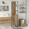 Mueble de baño madera ingeniería roble artisan 33x33x185.5 cm 1
