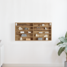 Mueble vitrina de pared de madera de ingeniería roble artisan 4