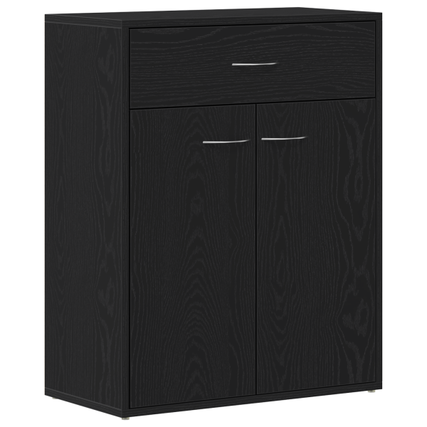 Buffet Preto Carvalho  60x30x75 cm Madeira Compensada M 2