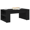Mesa de centro madera de ingeniería roble negro 102x55x42 cm 3