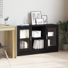 Mueble Auxiliar Roble Negro Madera de calidad y vidrio Mediano 1